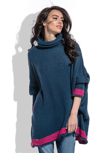 Fobya F469 свитер синий (nevy)