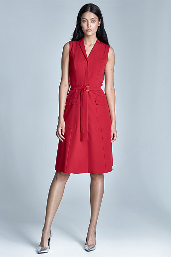NIFE S72 платье красное