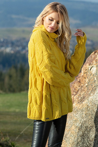 Fobya F616 свитер желтый