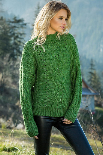 Fobya F605 свитер зеленый