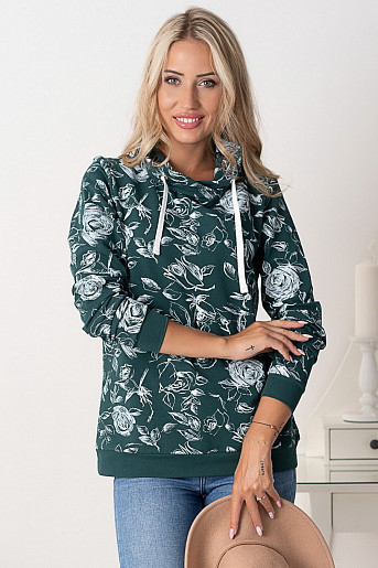 HAJDAN BL1210 зеленая толстовка