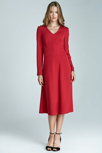 NIFE S67 платье красное